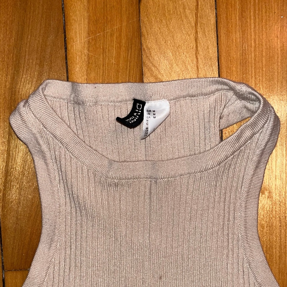 H&M Racerback Ribbed Bodycon Dress - Picture 2 of 4